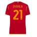 AS Roma Paulo Dybala #21 Dámské Domácí Dres 2023-24 Krátkým Rukávem
